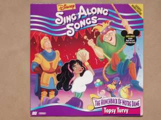 Disney Sing Along Hunchback of Notre Dame Laserdisc LD  