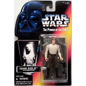 POTF2 Han Solo (Carbonite) RED CARD C8/9: Toys & Games