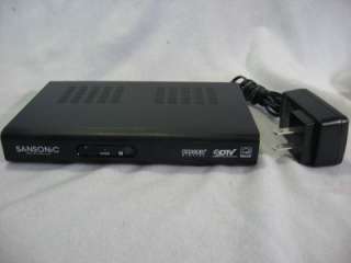 SANSONIC FT 300A DIGITAL TV TELEVISION CONVERTER BOX  