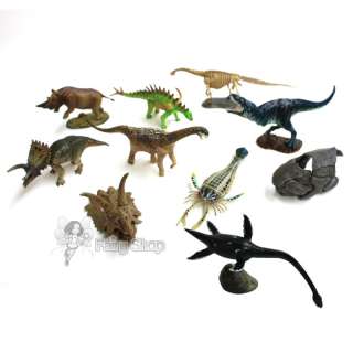 Kaiyodo Dinosaur And Prehistoric Model Figure Set of 10  