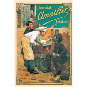  Chocolate Amatller   Poster (12x18): Home & Kitchen