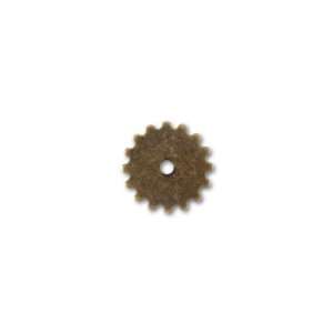  : 16mm Antique Brass Solid Gear Embellishment: Arts, Crafts & Sewing