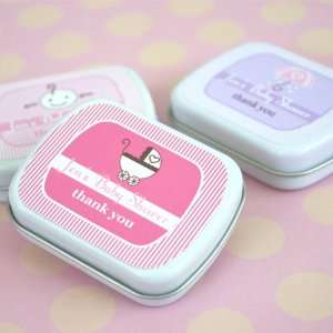  Baby Shower Personalized Mint Tins: Baby