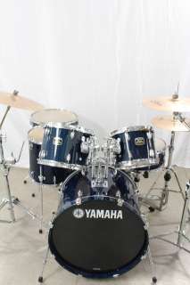 Yamaha Tour Custom Maple Series Drum Kit   Blue Laquer Finish (Plus 