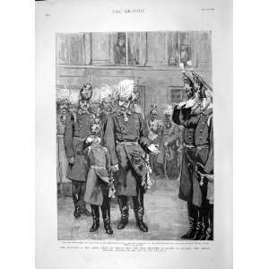  1892 Crown Prince Prussia Guards Potsdam Natzmer