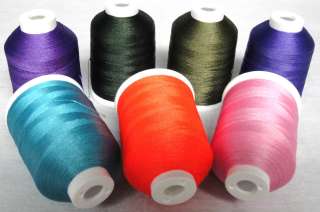 40 Sylko Polyester Embroidery Thread 1100yds mini spools  