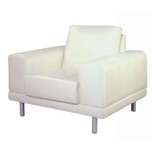Concorde Bycast Leather Chair Upholstery White 