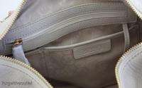 Michael KORS Large Vanilla Leather GRAYSON Satchel BAG $348  