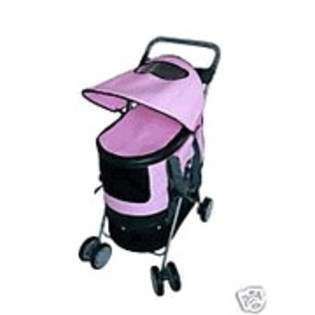   Pink Ultimate 4 In 1 Pet Stroller/Carrier/Car Seat 