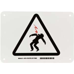   Hazard Sign, Legend High Voltage (with Picto) Industrial