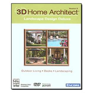 ENCORE 3D Home Architect Landscape Design V9 Deluxe (DVD) 