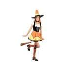 Charades Sassy Candy Corn Witch Costume (Broom/shoes not included 