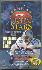 1998 Topps Stars NFL Football Hobby Trading Card Box  