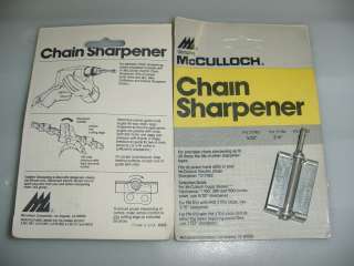 McCULLOCH CHAINSAW 7/32 CHAIN SHARPENER  