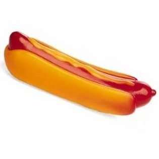 ETHICAL DOG Ethical Pet Dog Vinyl Hot Dog Toy With Squeaker at  