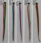 LOT OF HAIR EXTENSION CLIP ON GRIZZLY MULTI COLOR FEATHER 16