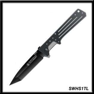   Blade/Black Alum. Handle Fixed Blade Knife w/Clip,12pk 