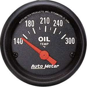 Auto Meter 2639 Z Series 2 1/16 Short Sweep Electric Oil Temperature 