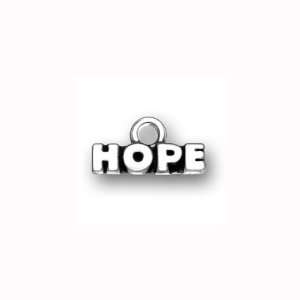  Charm Factory Pewter Hope Charm: Arts, Crafts & Sewing