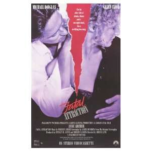  Fatal Attraction Movie Poster, 23 x 37.25 (1987): Home 