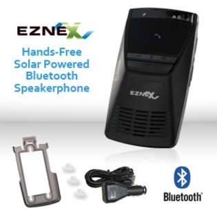 EZNEX INC Eznex Hands Free Solar Powered Bluetooth Speakerphone 