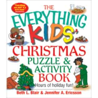 Media Corporation Everything Kids Christmas Puzzle and Activity Book 
