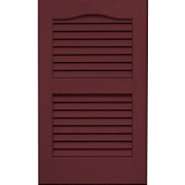 Vantage Building Products Pair of 14 x 24 Louvered Shutters at  