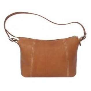   Medium Leather Shoulder Bag   Saddle   Saddle   8H x 11W x