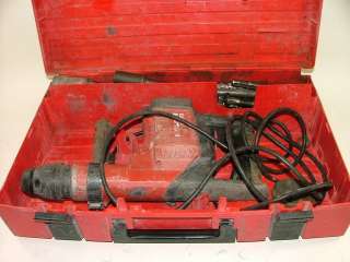 HILTI TE 55 Rotary Hammer Drill With Case and Drill Bit  