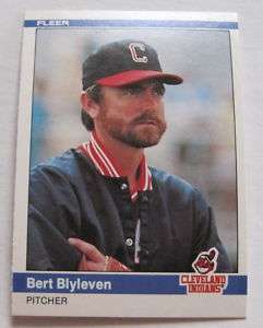 1984 Fleer Bert Blyleven Indians card no.536  