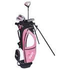   Voit XP Junior Golf Set for Girls Ages 8 12 Clubs & Pink Stand Bag