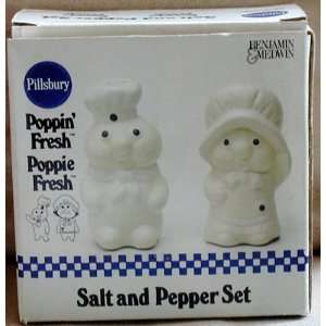 Pillsbury Doughboy and Poppie Doughgirl Salt and Pepper 