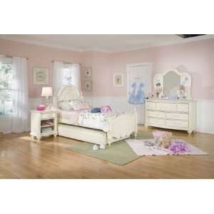  Jessica McClintock Romance 4 Pc Twin Panel Bedroom Set 