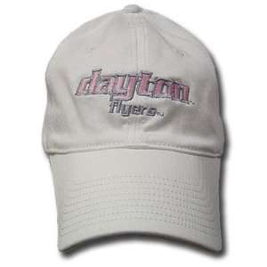  NCAA UNIVERSITY OF DAYTON FLYERS WHITE CAP HAT FLEX FIT 