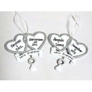  Personalized Were Engaged Ornament