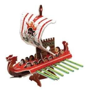   Foam Board 3D Ancient Roman Ship Intelligence Puzzle Toy Toys & Games