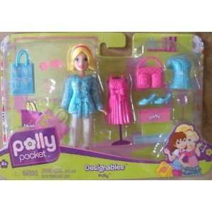  Polly Pocket Designables 7pc 3 Outfit Polly Doll Set Toys 