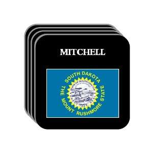  US State Flag   MITCHELL, South Dakota (SD) Set of 4 Mini 
