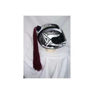  Pony Tails for Helmets All Colors Made in USA (Burgandy 