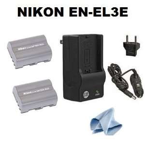  Two Brand New Original Nikon EN EL3E Battery Packs With 
