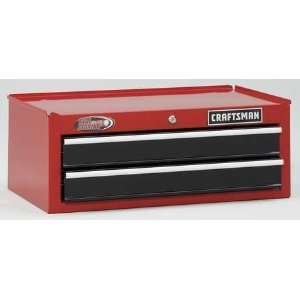  CRAFTSMAN 9 12736 Middle Chest,26 1/2 x16 x10 1/4,2 Dr,Red 
