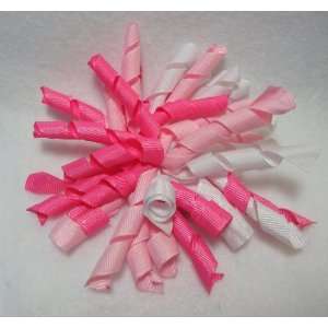  Pretty in Pink Girls Korker Hair Bow Beauty