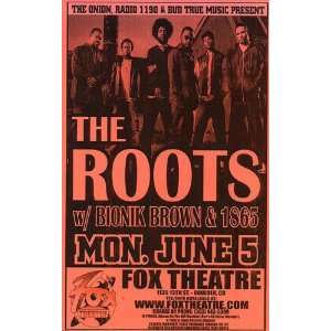  The Roots Beatnuts Fillmore Concert Poster Denver 2003 