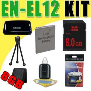 EN EL12 Replacement Battery for Nikon Coolpix S1200PJ AW100 S8200 S70 