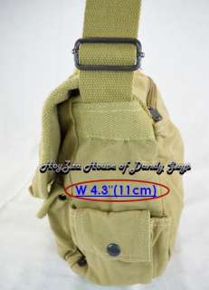 Casual Vintage Medium Size Shoulder Messenger Bag Beige  