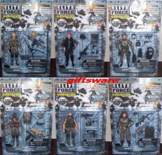   Elite Force 118 U.S. Army Action Figures 6 Pack (Mint On Card)  