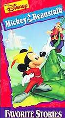 Disneys Learning Adventures   Mickey The Beanstalk VHS, 1994  