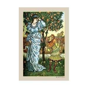  The Yellow Dwarf Rescues Princess 24x36 Giclee