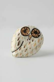 Anthropologie   Calico Owl Knob  