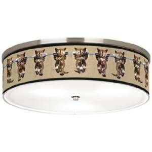 Cool Cat Nickel 20 1/4 Wide Ceiling Light: Home 